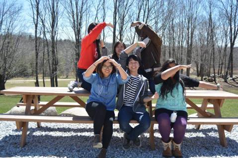 Our attempt at making the OCF logo. I love these people so much!